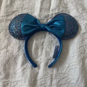 COPY - Blue Glitter Minnie Ears